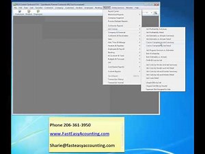 QuickBooks Contractor Edition From Inside QuickBooks Accountant Edition By Fast Easy Accounting