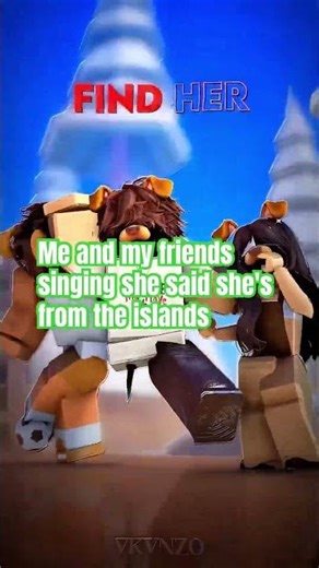 She's from the islands roblox edit❤️