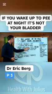 If You're Waking Up To Pee At Night It's Not Your Bladder (3) | Dr Eric Berg #drericberg #healthylifestyle | HEALTHWITHjulius