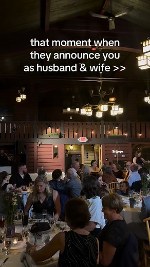 1.7K views · 11 reactions | That’s our favorite part of the night  BOOK YOUR 2026 WEDDING WITH US NOW!  hubbardparkweddings@gmail.com #2026 #wedding #bride | Hubbard Park Lodge | Facebook