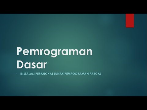 1. INSTALASI FREE PASCAL