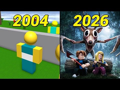 Evolution of Roblox (2004-2026)