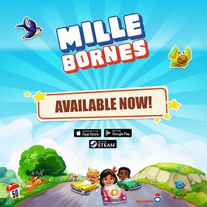 5.3K views · 11 reactions | Mille Bornes, the original racing card game, is now available on iOS, Android and Steam!    Get behind the wheel and ahead of your friends, but beware, a Flat Tire, a Flock of Sheep, or an Empty Gas Tank could foil you around the turn! ➤ www.asmodee-digital.com/mille-bornes | Asmodee Digital | Facebook
