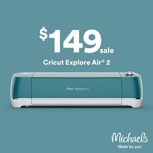 Deal alert! Get your tech DIY on with Cricut Explore Air® 2, on sale for just $149. | Michaels Stores