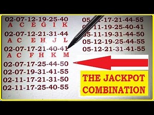 Secret Lottery Strategy to win the Jackpot and Consolation Prizes Part 2