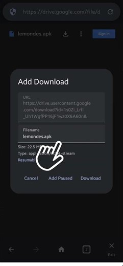 Droid download manager (DDM) for android