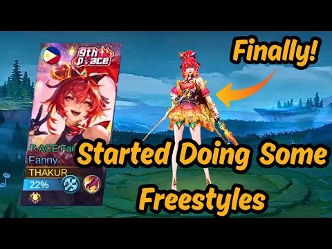 Finally Started Doing Some Freestyles Too 🔥 | Fanny P.ACE Skin Solo Ranked Gameplay | MLBB
