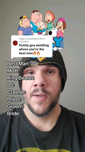 17K views · 3.4K reactions | Normal wedding by Family Guy standards. #fyp #familyguy #cartoon #wedding #mycrush | Paul Brodo | Facebook