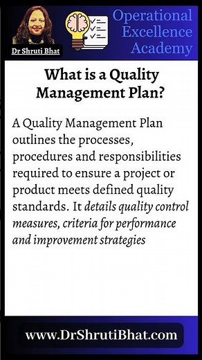 What is a Quality Management Plan? | Quality Management Plan Explained.