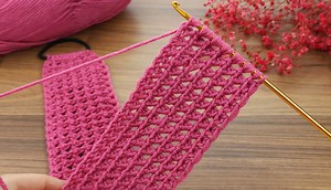 953K views · 10K reactions | Amazing ! Very easy tunisian hair band making #crochet #knitting | Aslı ile sanatsal tasarımlar | Facebook