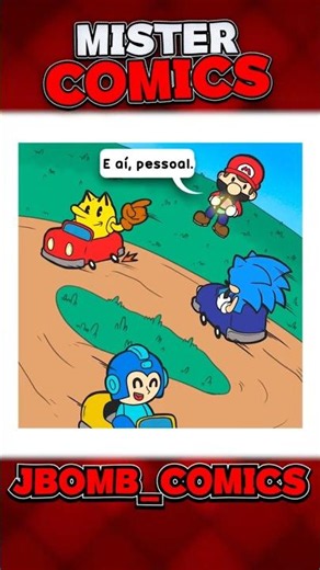 MARIO CAN'T PLAY WITH SONIC | jbomb_comics