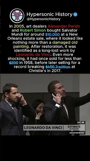 This Cheap Painting Turned Into a $450 Million Masterpiece 🤯 #shorts #history