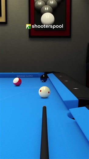How to play this pool shot - top right spin #shooterspool #billiards #pooltips