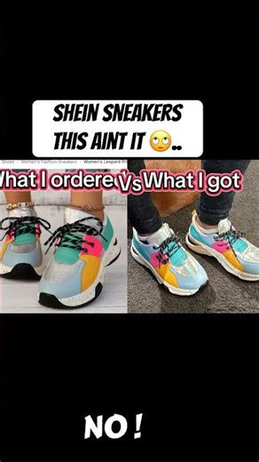 SHEIN Sneakers.THIS AINT IT !@SHE‪@SHEINOFFICIAL‬ein #honestreview #budgetshopping #haul #sheinshoes