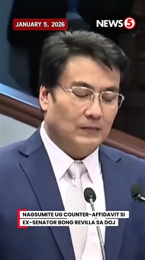 News5 on Instagram: "COUNTER-AFFIDAVIT NI BONG REVILLA #News5Bisaya | Personal nga miadto sa Department of Justice si former senator Bong Revilla aron magsumite sa iyang counter-affidavit bahin sa bag-ong reklamo nga gisang-at batok kaniya. Ang reklamo, aduna'y sa ginapasangil nga ghost flood control projects sa Bulacan. | via Liway Abas --- Orihinal nga caption sa Bisaya."