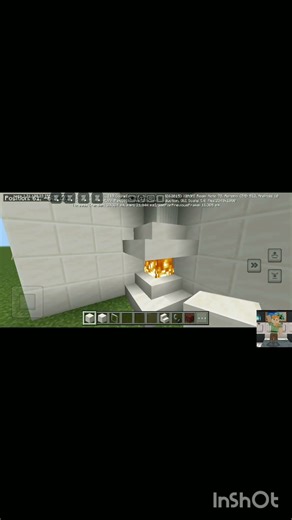 modern fire pit #minecraft