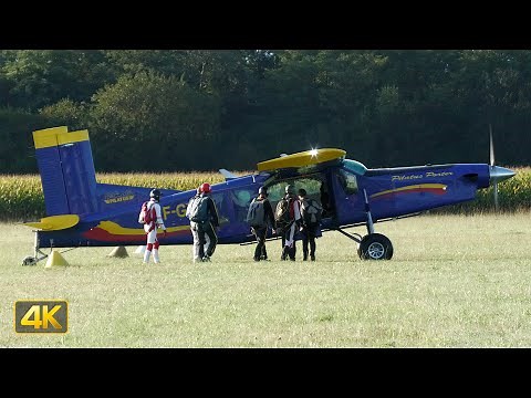 Pilatus PC-6 Turbo Porter F-GYRY engine start & takeoff