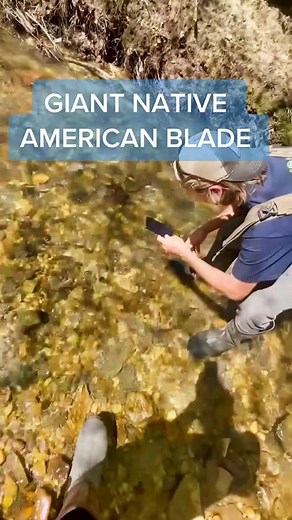 Incredible Discovery: Giant Native American Blade in Alabama Creek!