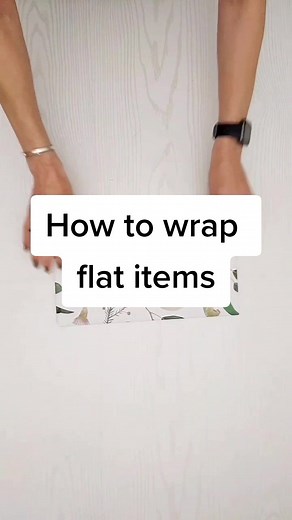 How to Wrap Flat Items: Easy Gift Wrapping Tutorial