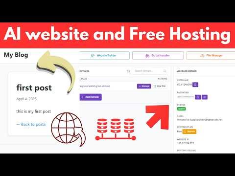 Create a Full PHP Website with AI + Host It FREE (Step-by-Step)