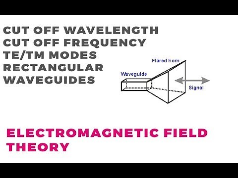 Cut-off Wavelength and Cut off Frequency | TE and TM Modes | Rectangular Waveguides