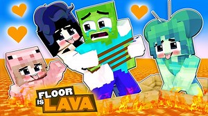 690K views · 60 reactions | Monster School Love Curse Floor is Lava - Minecraft Animation | Rusplaying | Facebook