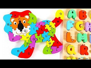 Learn ABCs A–Z! Alphabet Puzzle & Animal Reveals | Educational Video for Kids