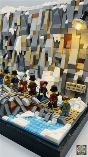 This Ice Dam Shut Down Niagara Falls for 30 Hours #shorts #history #lego