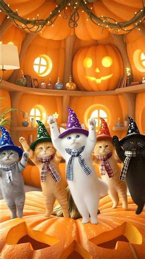 TUNA IS BEST RIGHT ? DANCE.ハロウィン猫ダンス #aigenerated #aianimation #aicat #catanimation #ダンス猫 #dancecat