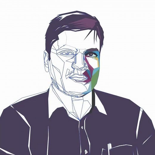 WPAP art photo to art making process