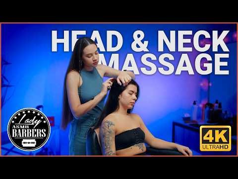 Head Neck and Shoulders Massage by Sandra Lady Barber