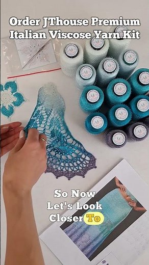 Premium Italian Viscose Yarn Kit by JThouse