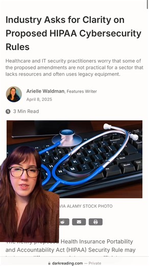 How can we protect HIPAA laws with cybersecurity? #hippa #cybersecurity #mycc #mycomputercareer #article #interesting #news #greenscreen | MyComputerCareer