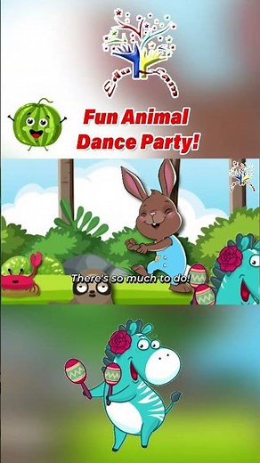 🎵 Fun Animal Dance Party! | Learn Animal Sounds & Dance Along for Kids 🎶 || Edufam nursery rhymes ~