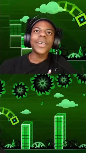 ISHOWSPEED PLAYS EASY LEVEL IN GEOMETRY DASH #ishowspeed #speed #reaction #gaming #geometrydash