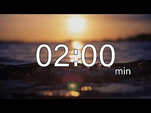 ⏳ 2minute timer with Ocean Waves