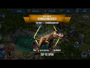Finally unlocking the Tyrannosaurus Rex!!! Jurassic World:The Game ep 24
