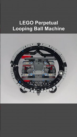 LEGO Perpetual Looping Ball Machine #kineticsculpture #legotechnic