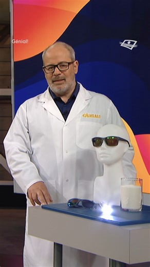 Ce MARDI, Martin et Mini-Martine font une expérience avec des filtres polarisants. 😎 ⎯ 🧪 Génial! ▶️ Lundi au jeudi 19h à Télé-Québec https://www.telequebec.tv/genial | Génial!