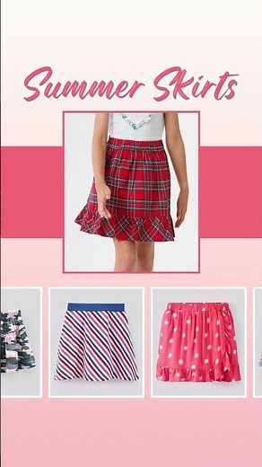 Kids Fashion - Trendy Summer Skirts for Girls