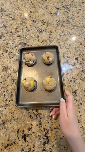 Cadbury mini eggs cookies 🪺🍪🐰 #baking #easter #asmr #eastervibes #easterbaking #cadbury