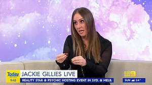 7.5K views · 42 reactions | One of Australia’s most sought-after Psychic Mediums and reality star Jackie Gillies will be holding her event 'Soul Sessions' in Sydney and Melbourne! Jackie joined TODAY EXTRA this morning to tell us what to expect, guiding participants through a night of transformation. #9Today | WATCH LIVE 5.30am | TODAY | Facebook