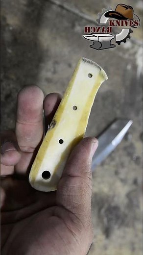 How to Prepare and Assemble Cattle Bone Scales for a Knife Handle | Knives Ranch