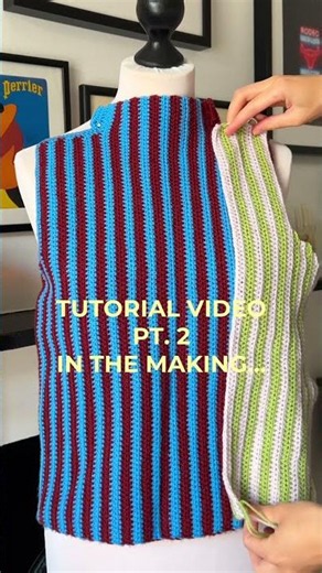 Tutorial Video Pt.2 it’s coming soon! ⏰ #crochet #tutorial