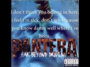 Shedding Skin - Far Beyond Driven - Pantera