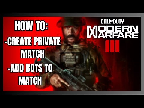 How to Create Private Match With Bots in CoD MW3