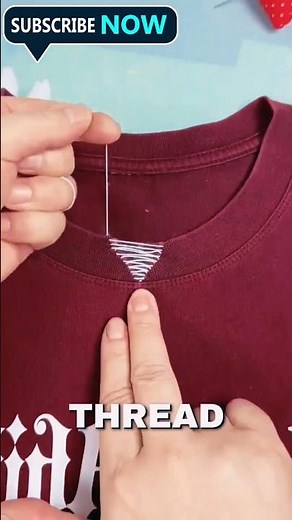 Neckline Too Big? Fix It Without Cutting😱. #lifehacktips #sewing #fashiontips #sewingtips #styletips