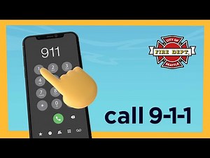 Call 9-1-1- for Emergencies (with American Sign Language)