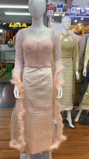 မြန်မာဒီဇိုင်နာချုပ်ပုံအလှ #burmesedress #fashion