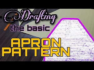 How to DRAFT a Basic APRON PATTERN || TLE 7: Dressmaking